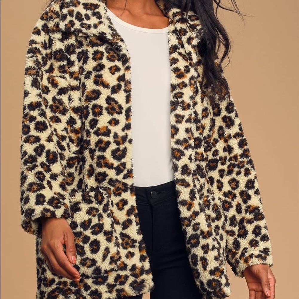 Z Supply Leppard Sherpa Teddy Coat